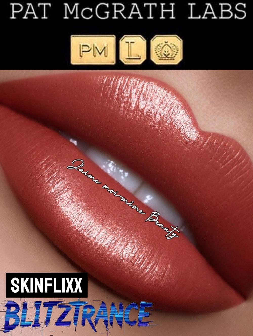 Pat Mcgrath Skin Flixx Blitztrance Lipstick - Warm Rose Golden Pearl Multichrome